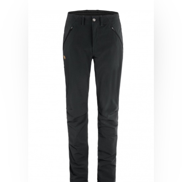 Fjallraven Women's Abisko Trail Stretch Trousers size 27-28” in black - Picture 1 of 6